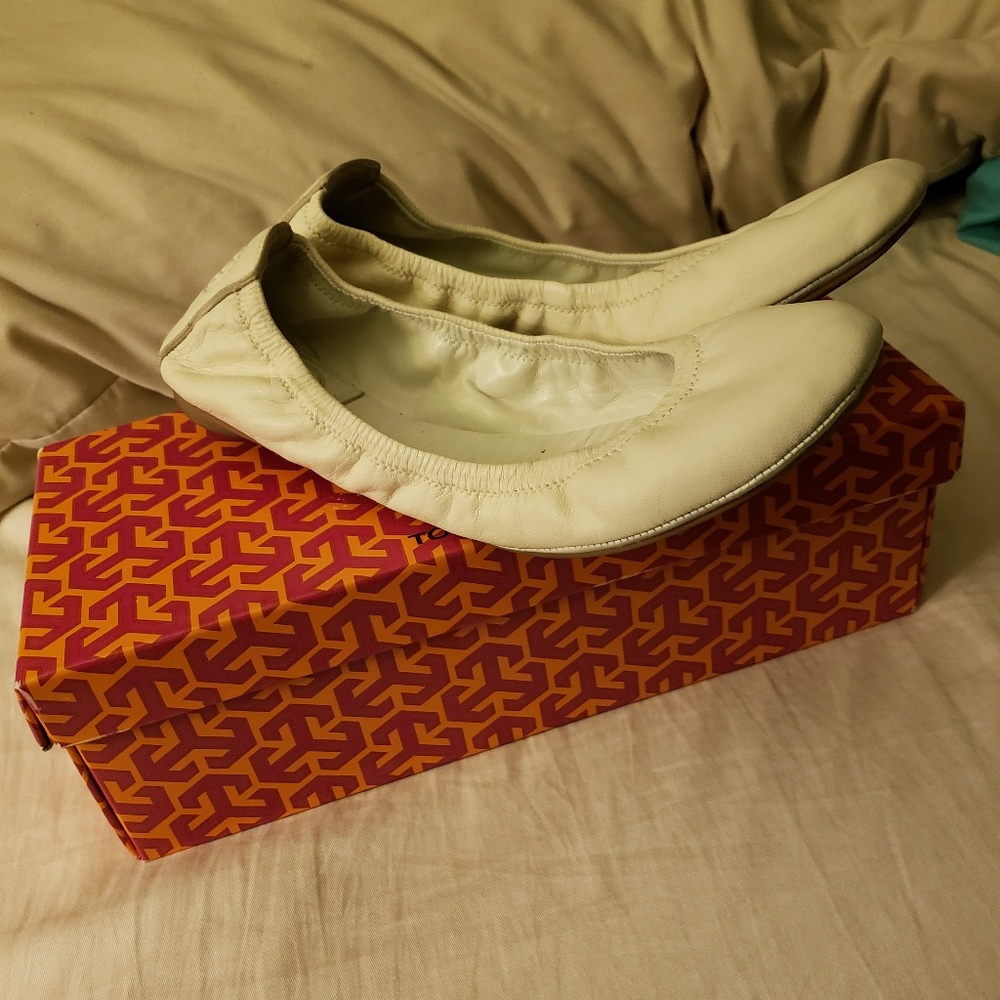 Tory Burch Eddie-Lamb/Mestico flats